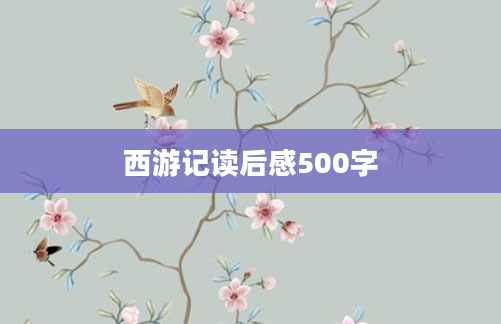 西游记读后感500字